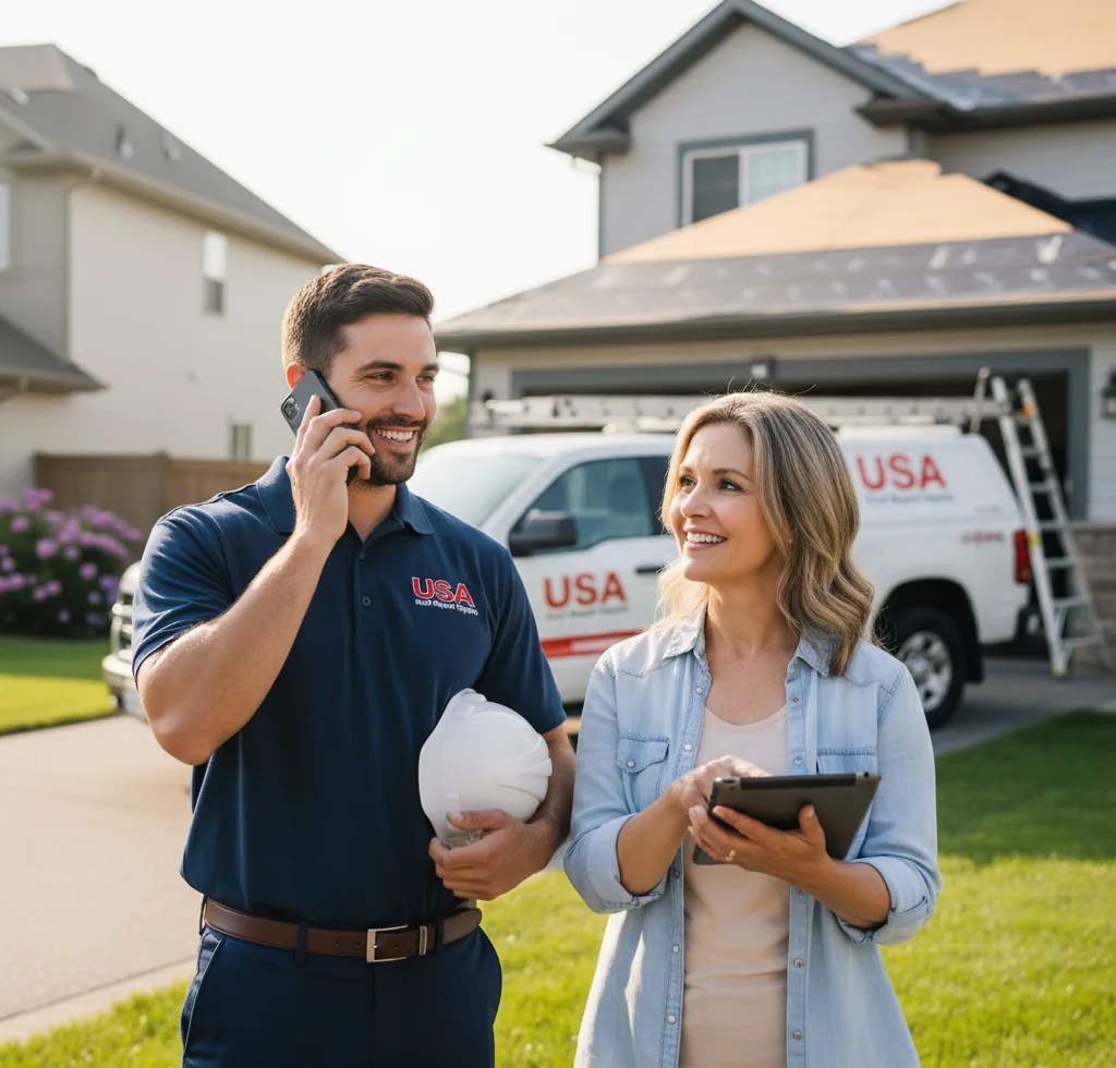 USA Roof Repair Experts customer support in Snyder